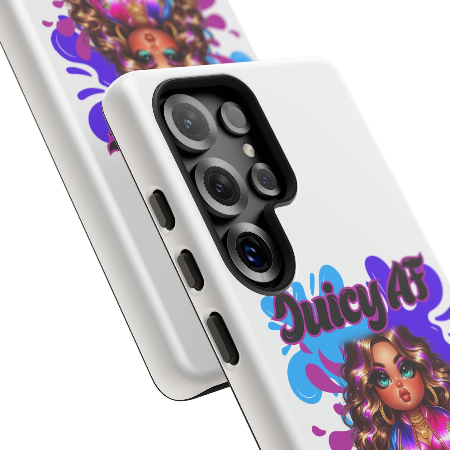 Juicy AF Phone Case, Trendy Phone Cover, Stylish Smartphone Accessory, Unique Gift for Her, Fun Pop Art Case