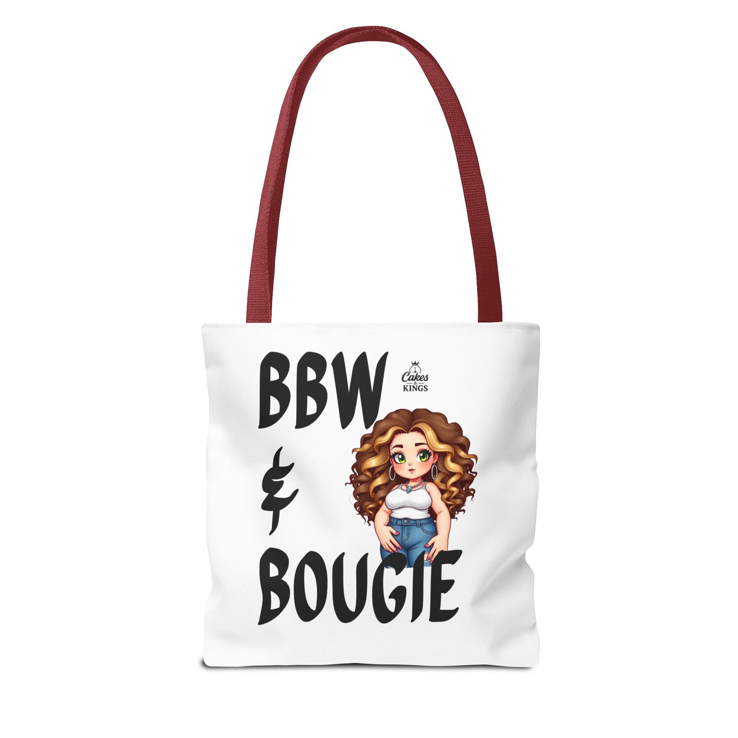 Chic BBW & Bougie Tote Bag for Everyday Use, Stylish Shopping, Gift for Her, Fashion Accessory, Cute Graphic Bag