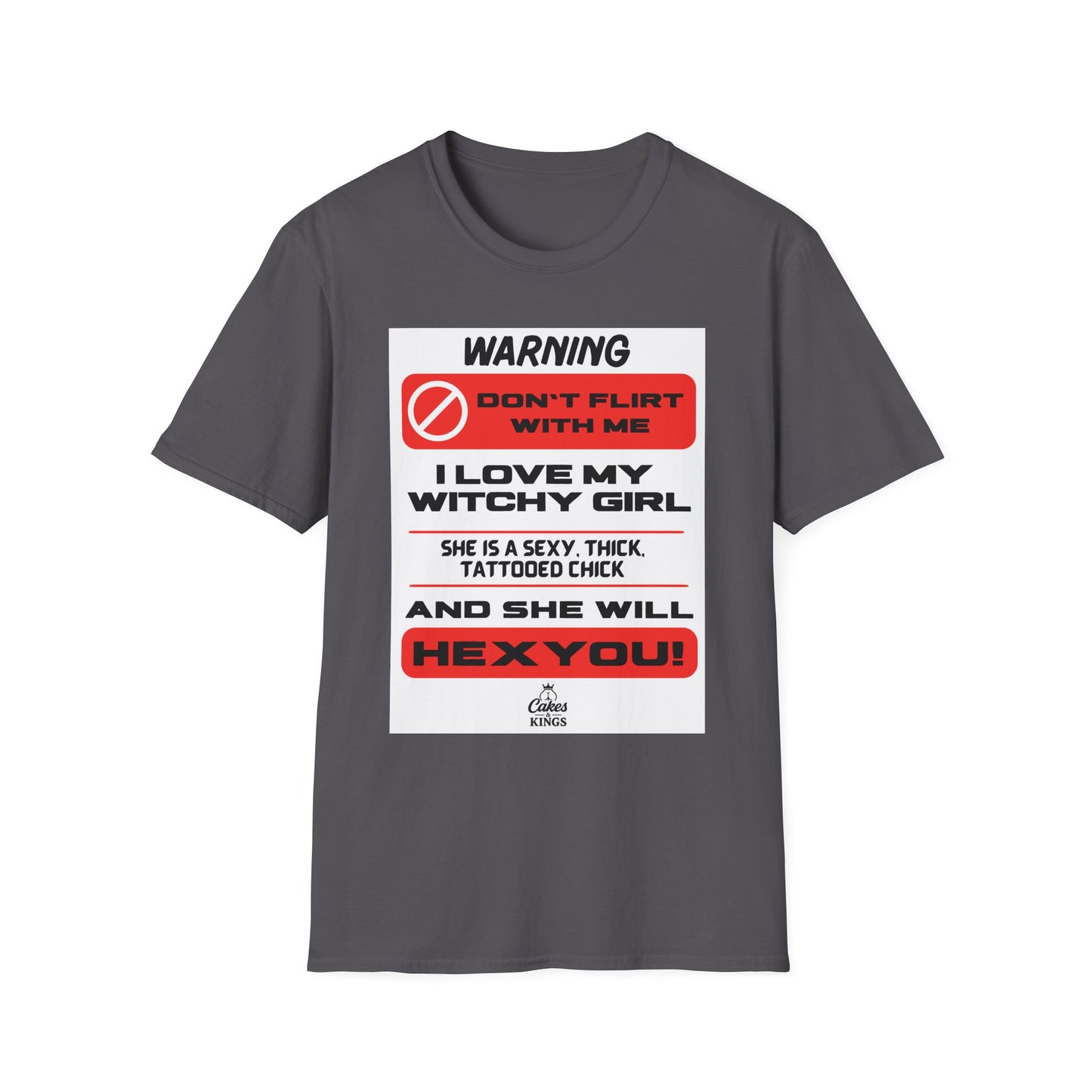 Warning Witchy Girl T-Shirt | Unisex Softstyle Tee, Funny Graphic T-Shirt, Halloween Apparel, Gift for Him, Unique Statement Shirt