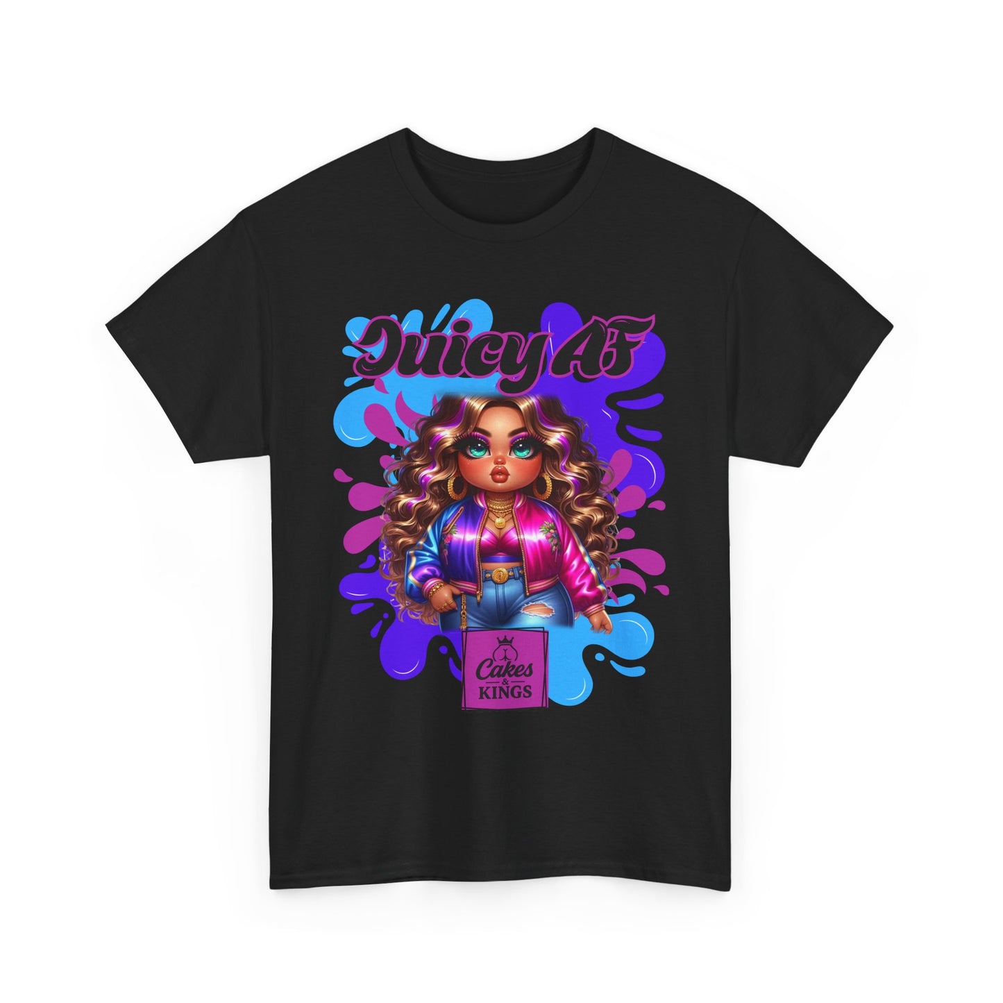 Juicy AF Graphic Tee, Fun Unisex T-Shirt for Everyday Wear, Gifts for Friends, Birthday Celebration, Fashion Statement, Streetwear Style