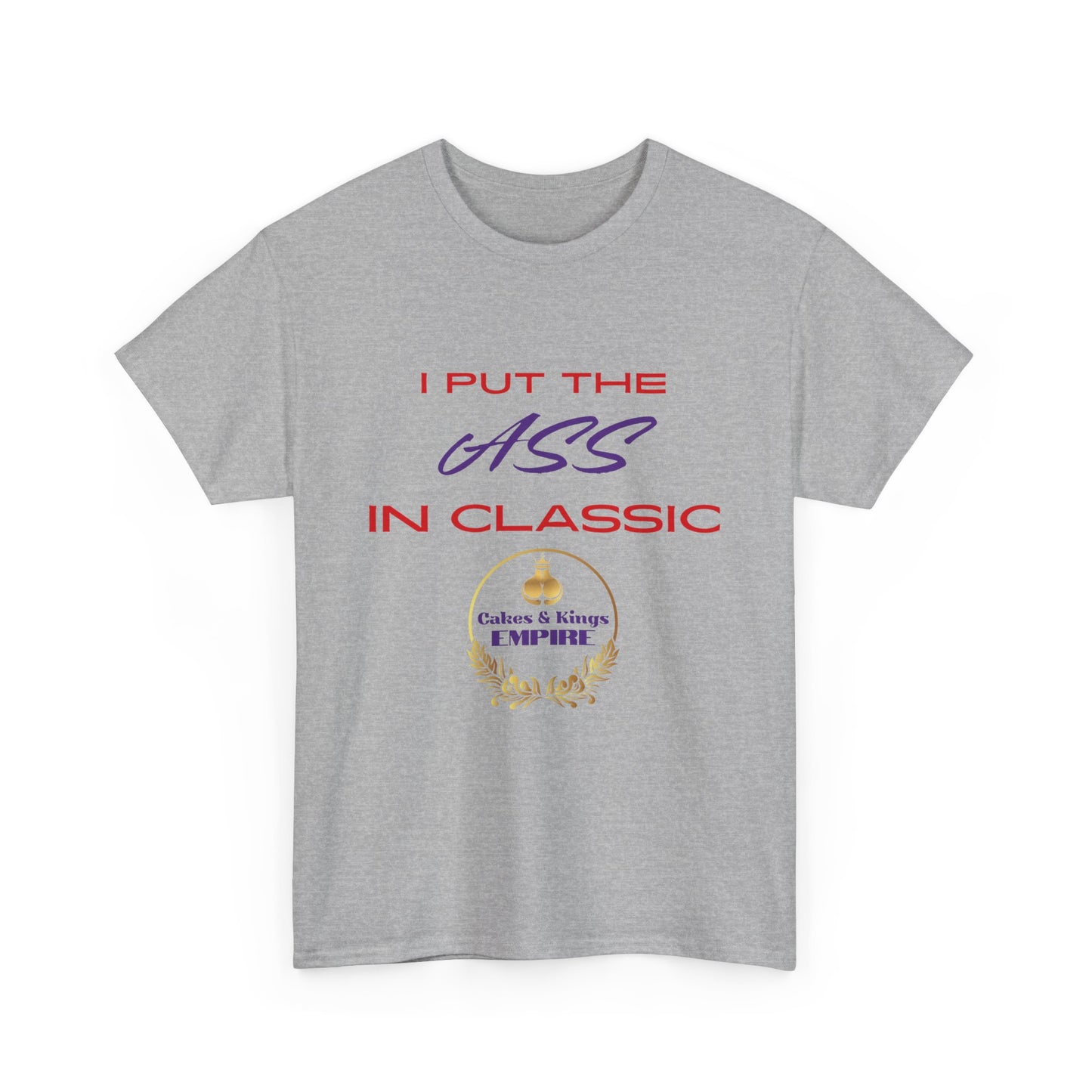 Unisex Heavy Cotton Tee - I Put the Sass in Classic, Casual Style, Gift for Friends, Trendy T-Shirt, Everyday Wear, Unique Apparel