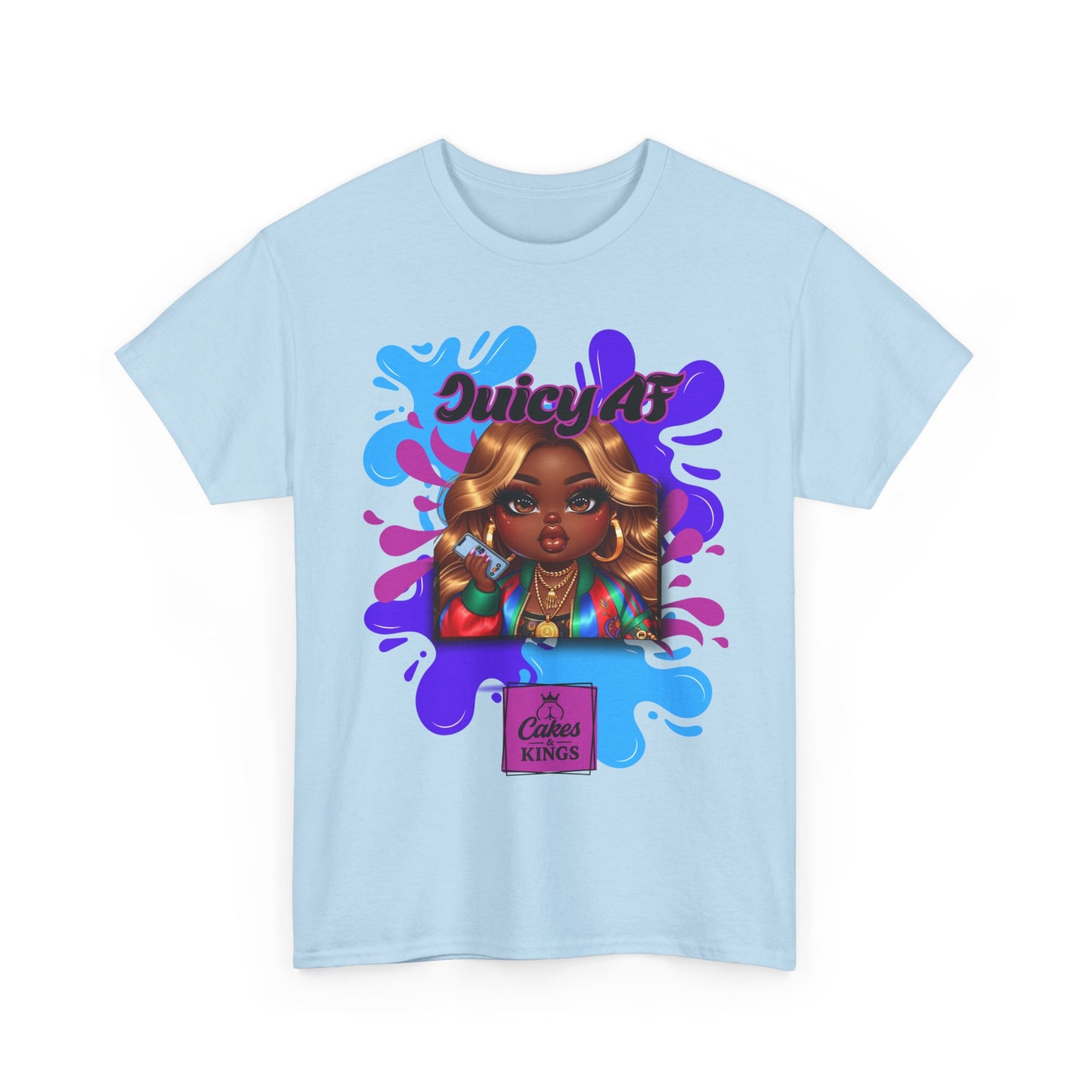 Juicy AF Graphic Tee - Bold Fashion Statement, Unisex T-Shirt, Trendy Casual Wear, Gift for Friends, Summer Style