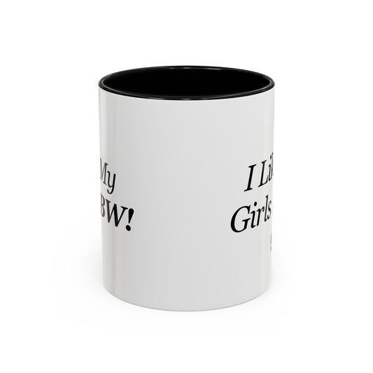 Funny Accent Coffee Mug - Perfect Gift for BBW Lovers, Funny Mugs for Friends, Coffee Cups for Home or Office