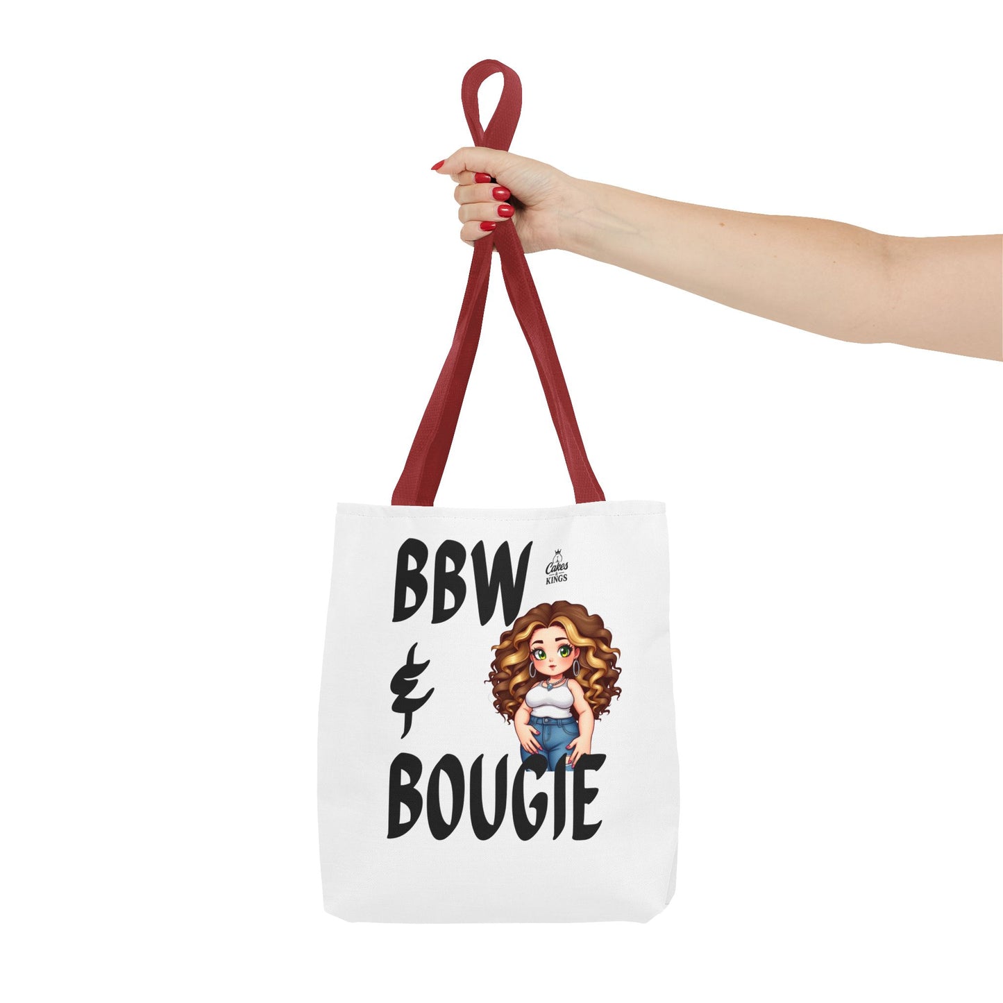 Chic BBW & Bougie Tote Bag for Everyday Use, Stylish Shopping, Gift for Her, Fashion Accessory, Cute Graphic Bag