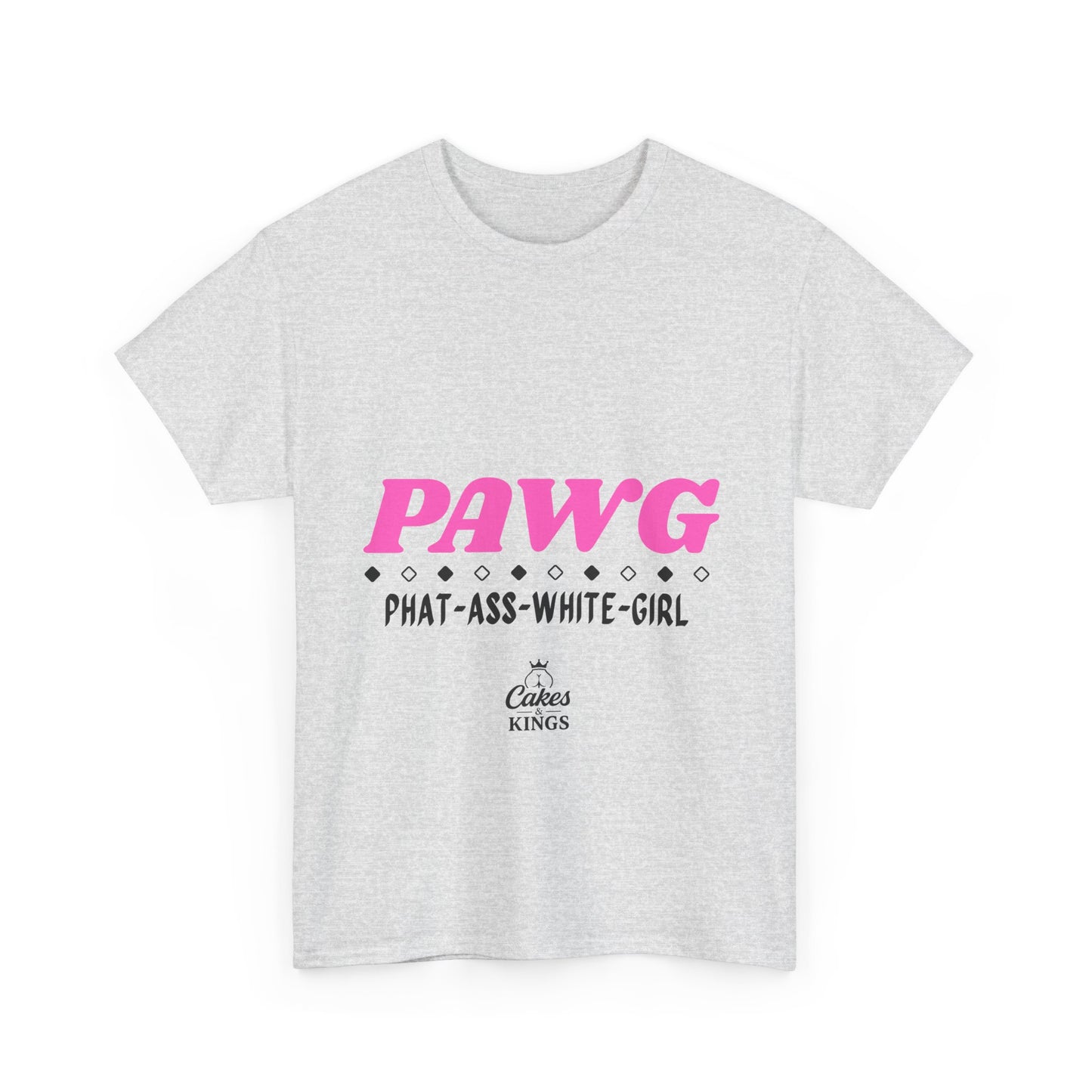 PAWG - Phat Ass White Gril, Unisex Graphic Tee: Fun & Playful PUAG Shirt for Casual Wear, Gifts, Parties, Street Style, Everyday Outfit