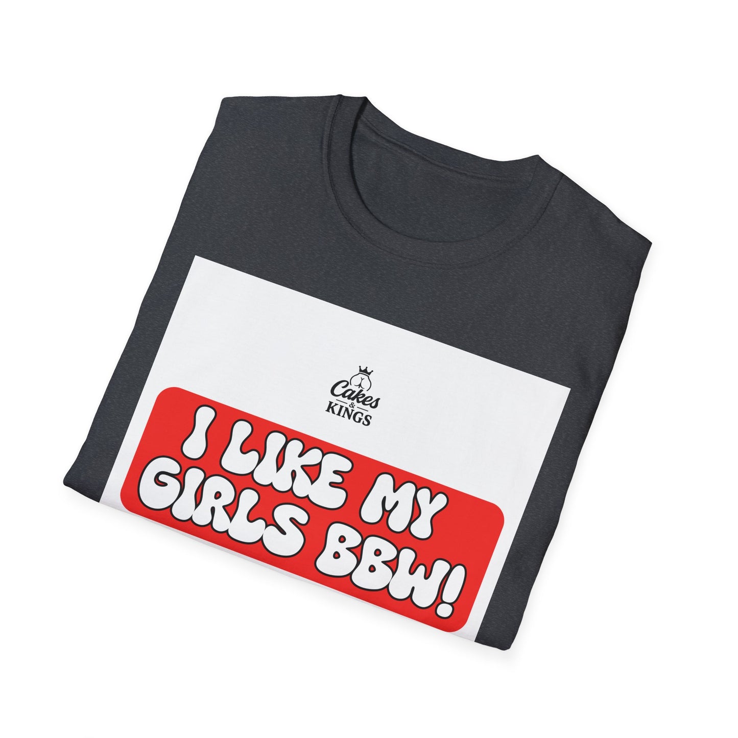 Fun and Playful Unisex Softstyle T-Shirt - 'I Like My Girls BBW' | Casual Wear, Gift for Friends, Humor Tee, Pride Celebration, [...]