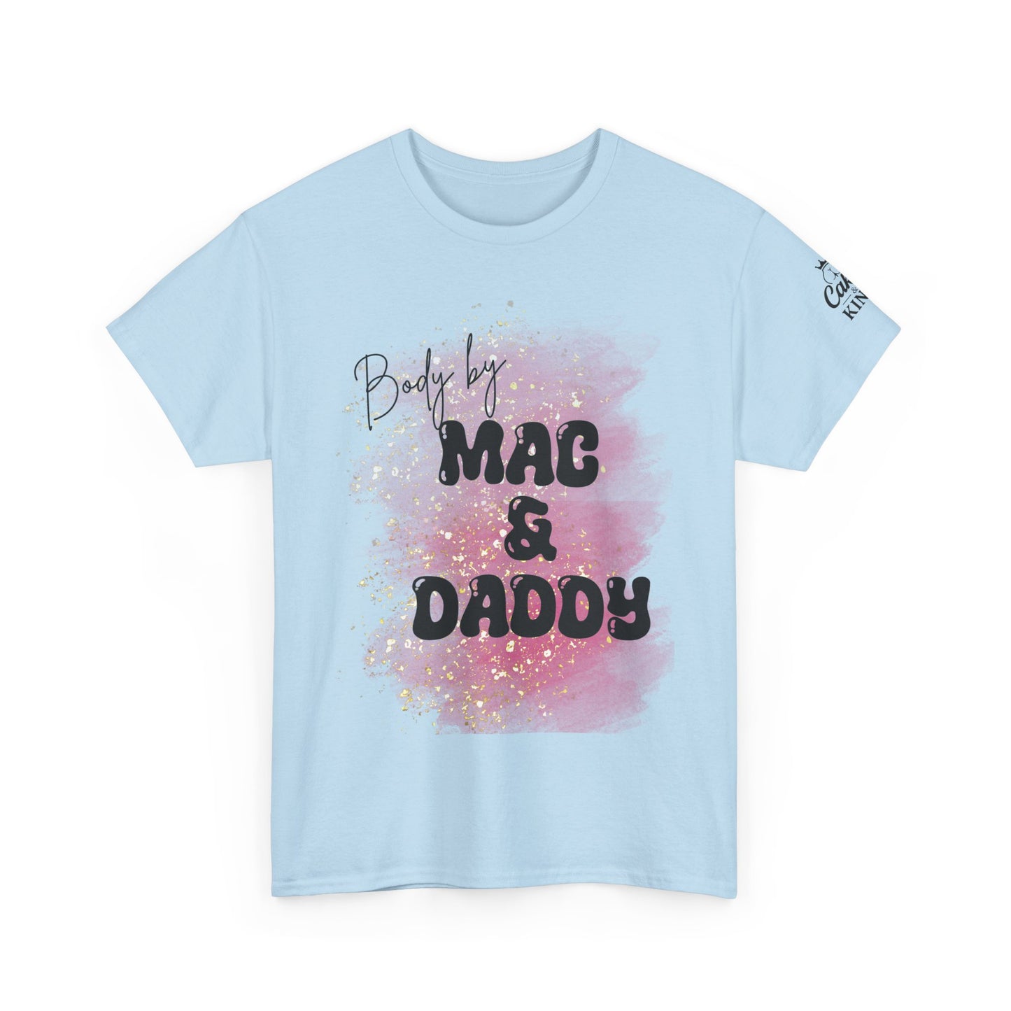 Body by Mac & Daddy - Unisex Heavy Cotton Tee, Casual Shirt, Gift for Him/Her, Summer Outfit, Funny T-Shirt, Trendy Fashion