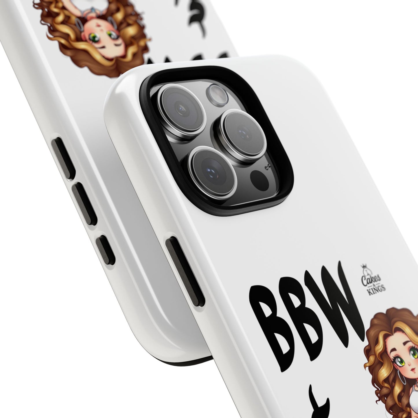 BBW & Bougie Phone Case, Cute Phone Cover for Plus Size Empowerment, Fun Gift for Friends, Motivational Case for Holidays