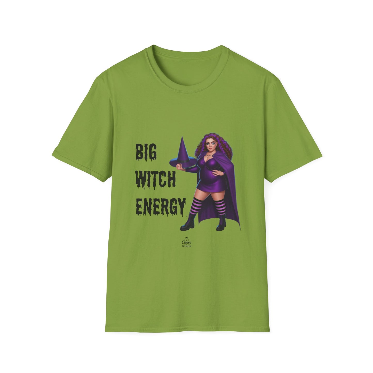 Big Witch Energy Unisex Softstyle T-Shirt, Witchy Tee, Halloween Shirt, Gift for Witches, Cozy Graphic Tee, Empowering Casual Wear