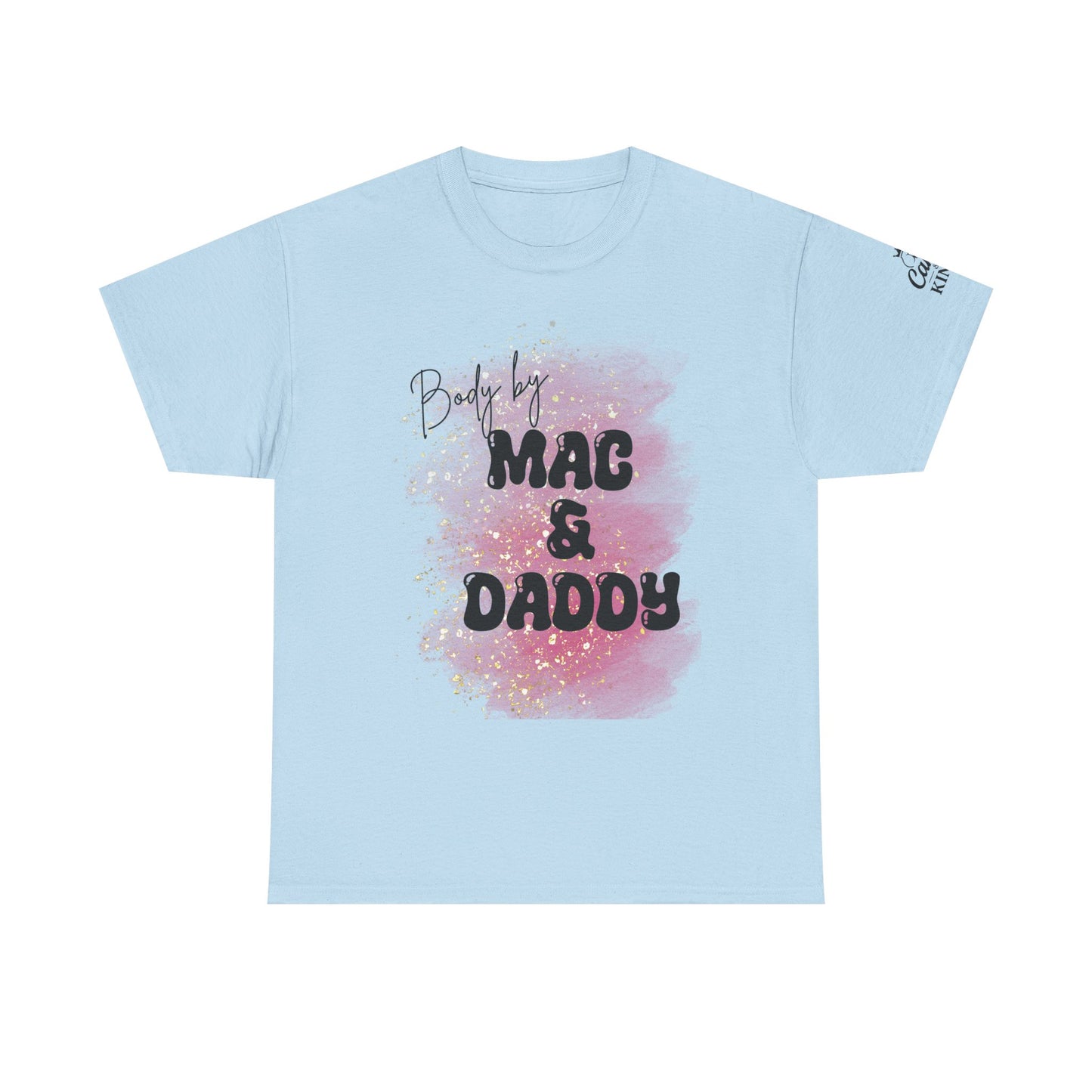 Body by Mac & Daddy - Unisex Heavy Cotton Tee, Casual Shirt, Gift for Him/Her, Summer Outfit, Funny T-Shirt, Trendy Fashion