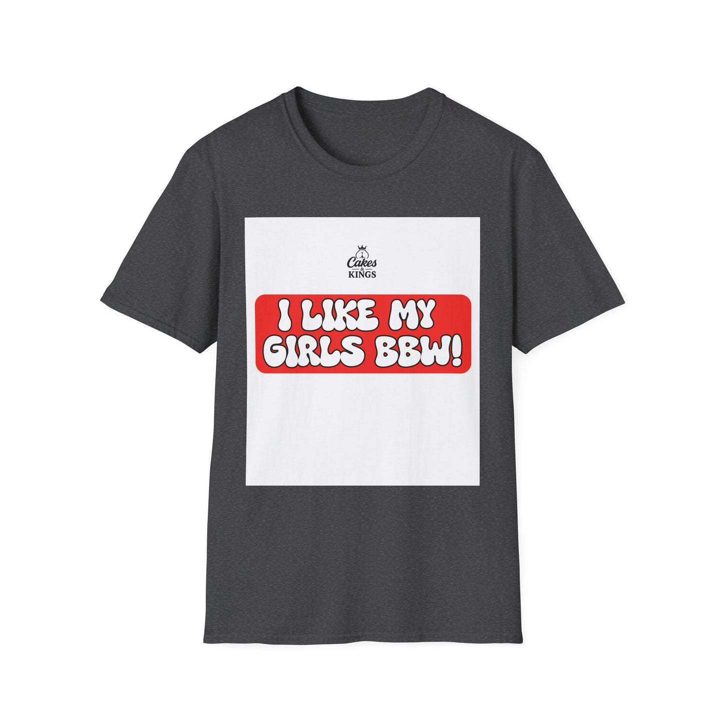 Fun and Playful Unisex Softstyle T-Shirt - 'I Like My Girls BBW' | Casual Wear, Gift for Friends, Humor Tee, Pride Celebration, [...]