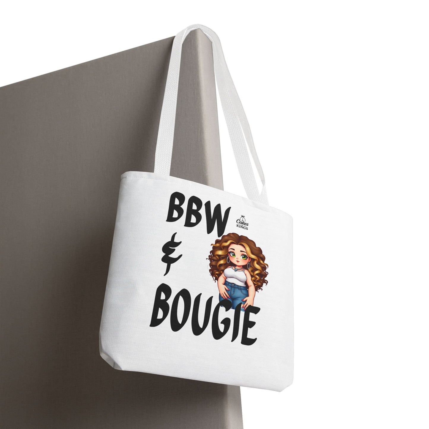 Chic BBW & Bougie Tote Bag for Everyday Use, Stylish Shopping, Gift for Her, Fashion Accessory, Cute Graphic Bag