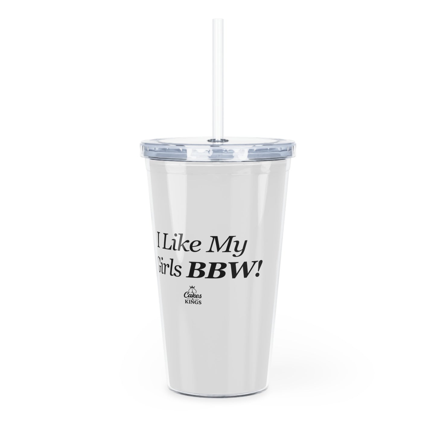 Plastic Tumbler with Straw - Charming Drinkware for BBW Enthusiasts, Great for Gifting, Everyday Hydration, Parties, Celebrations, and [...]