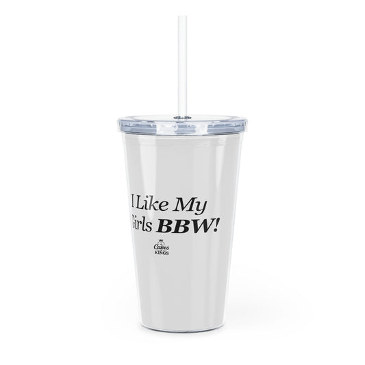 Plastic Tumbler with Straw - Charming Drinkware for BBW Enthusiasts, Great for Gifting, Everyday Hydration, Parties, Celebrations, and [...]