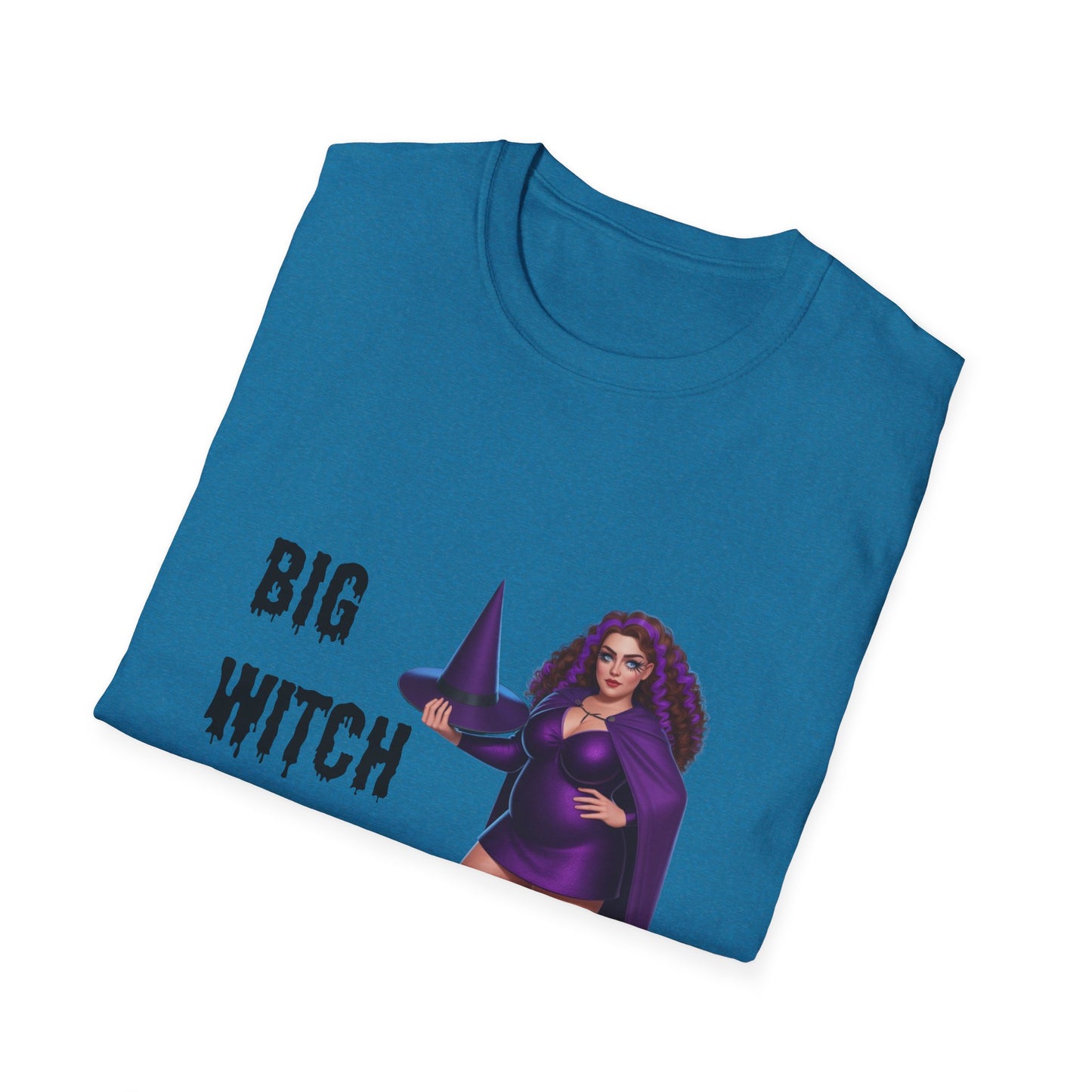 Big Witch Energy Unisex Softstyle T-Shirt, Witchy Tee, Halloween Shirt, Gift for Witches, Cozy Graphic Tee, Empowering Casual Wear
