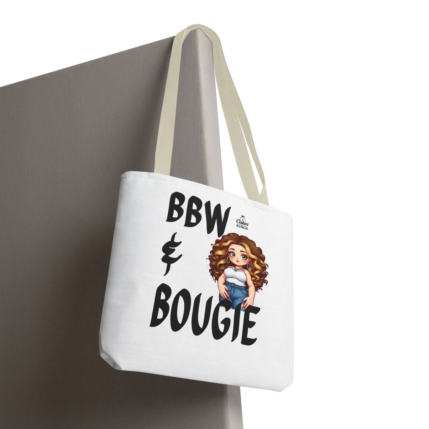 Chic BBW & Bougie Tote Bag for Everyday Use, Stylish Shopping, Gift for Her, Fashion Accessory, Cute Graphic Bag