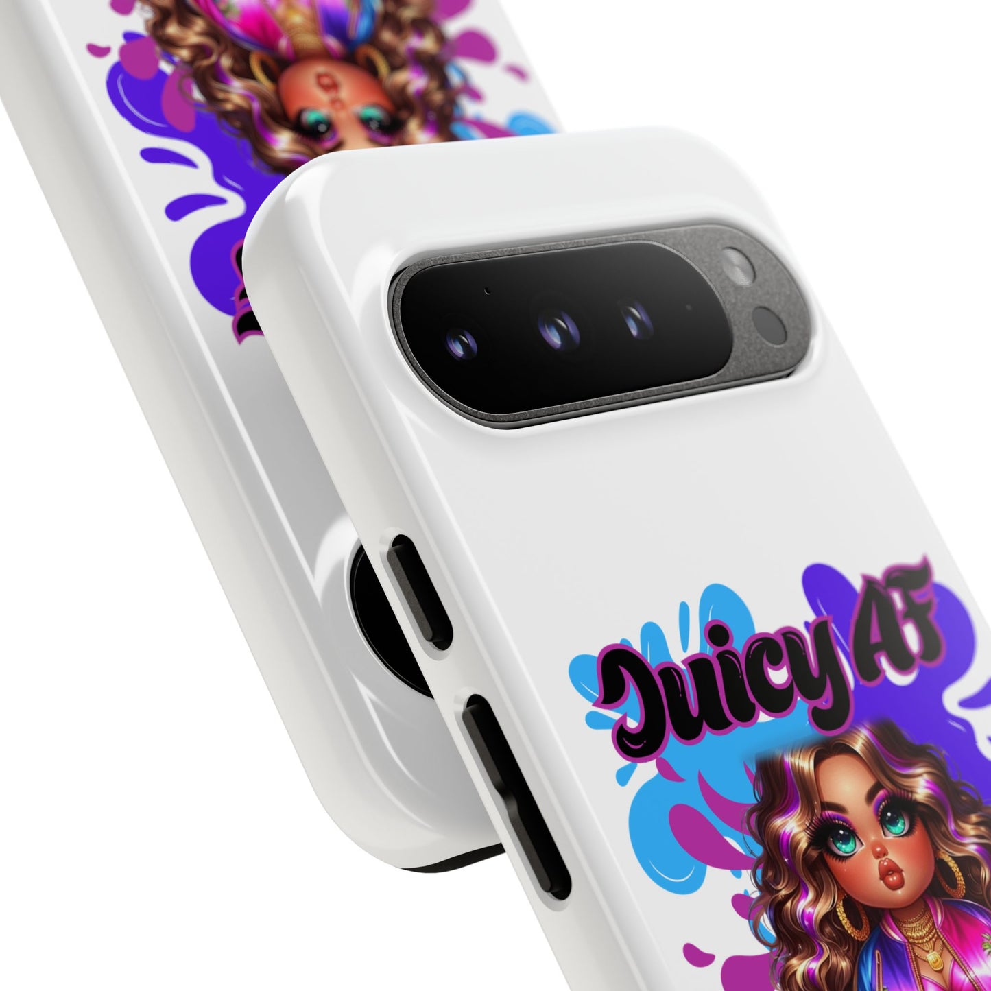 Juicy AF Phone Case, Trendy Phone Cover, Stylish Smartphone Accessory, Unique Gift for Her, Fun Pop Art Case