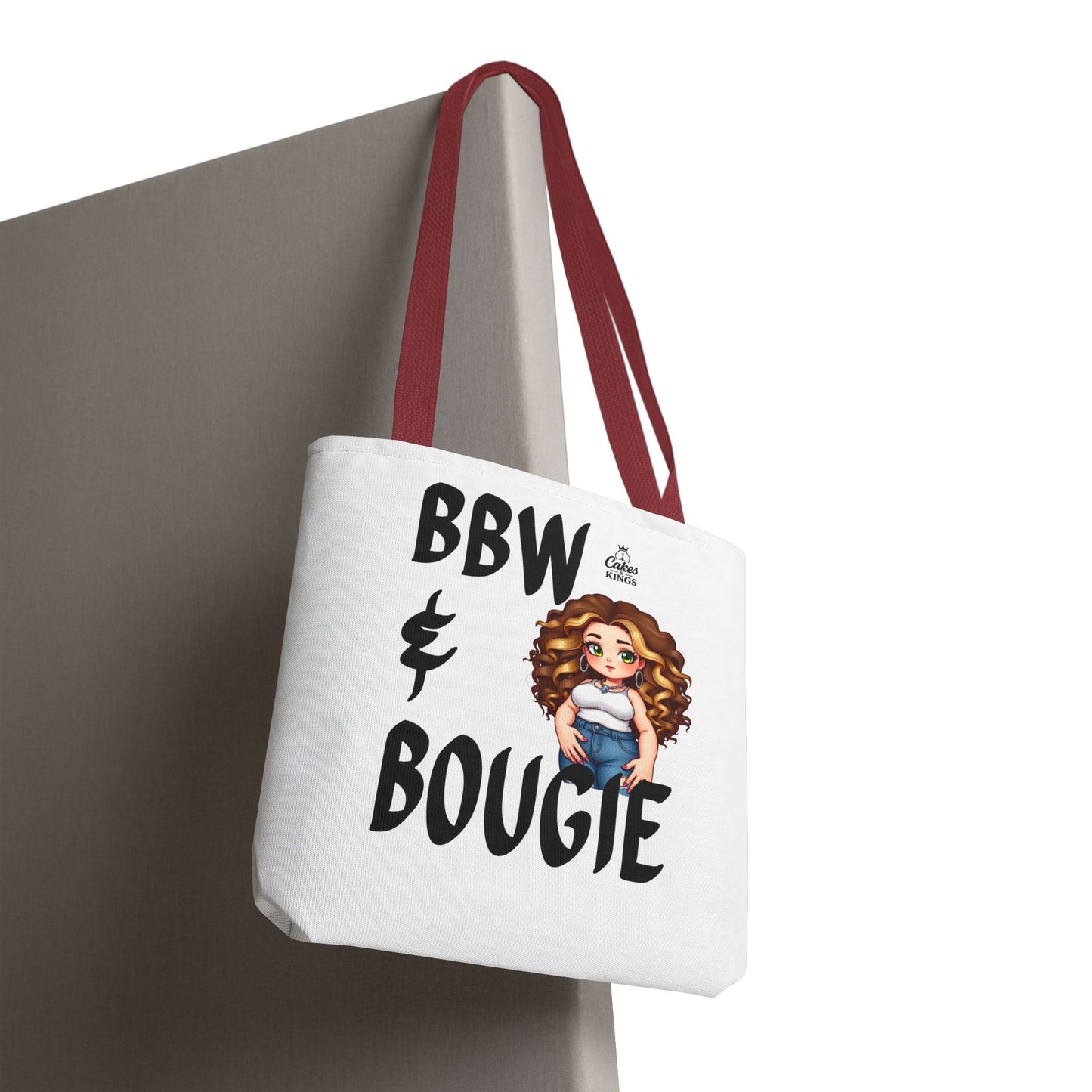 Chic BBW & Bougie Tote Bag for Everyday Use, Stylish Shopping, Gift for Her, Fashion Accessory, Cute Graphic Bag