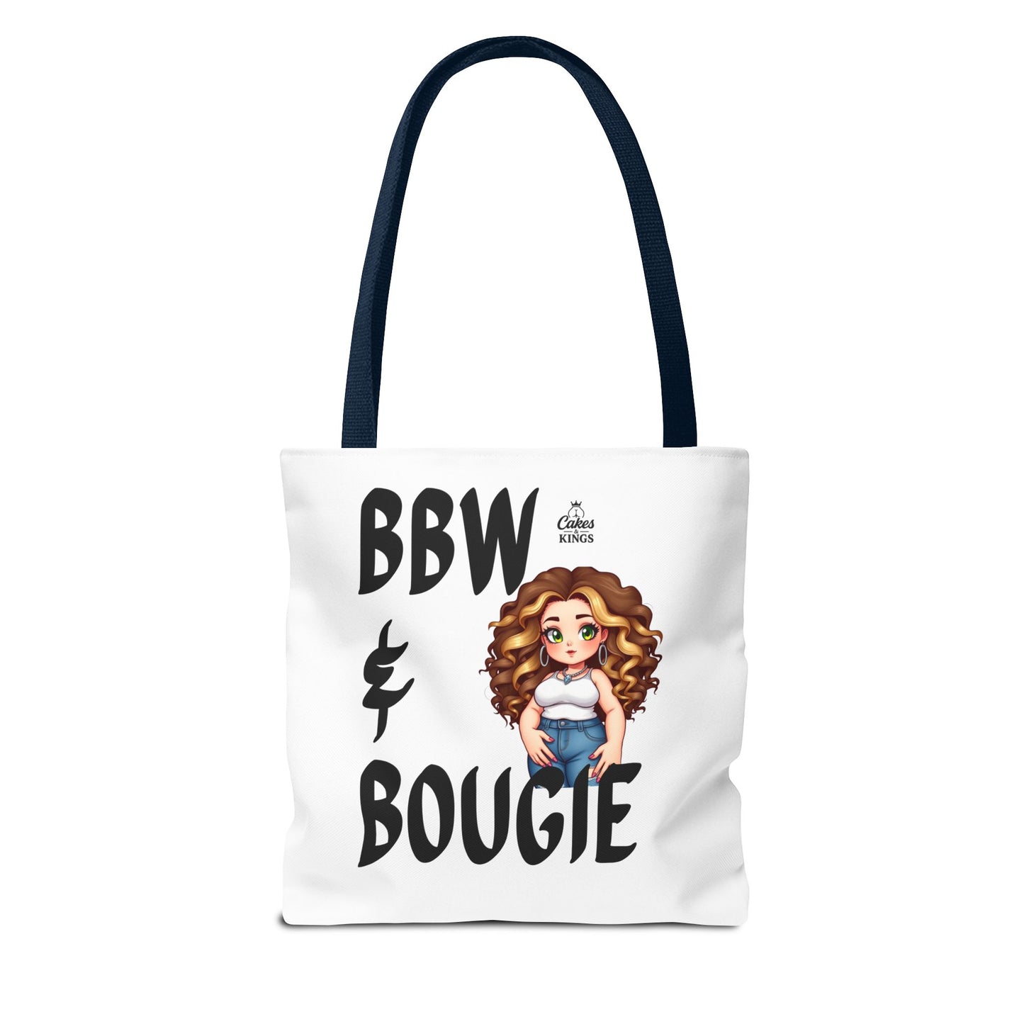 Chic BBW & Bougie Tote Bag for Everyday Use, Stylish Shopping, Gift for Her, Fashion Accessory, Cute Graphic Bag