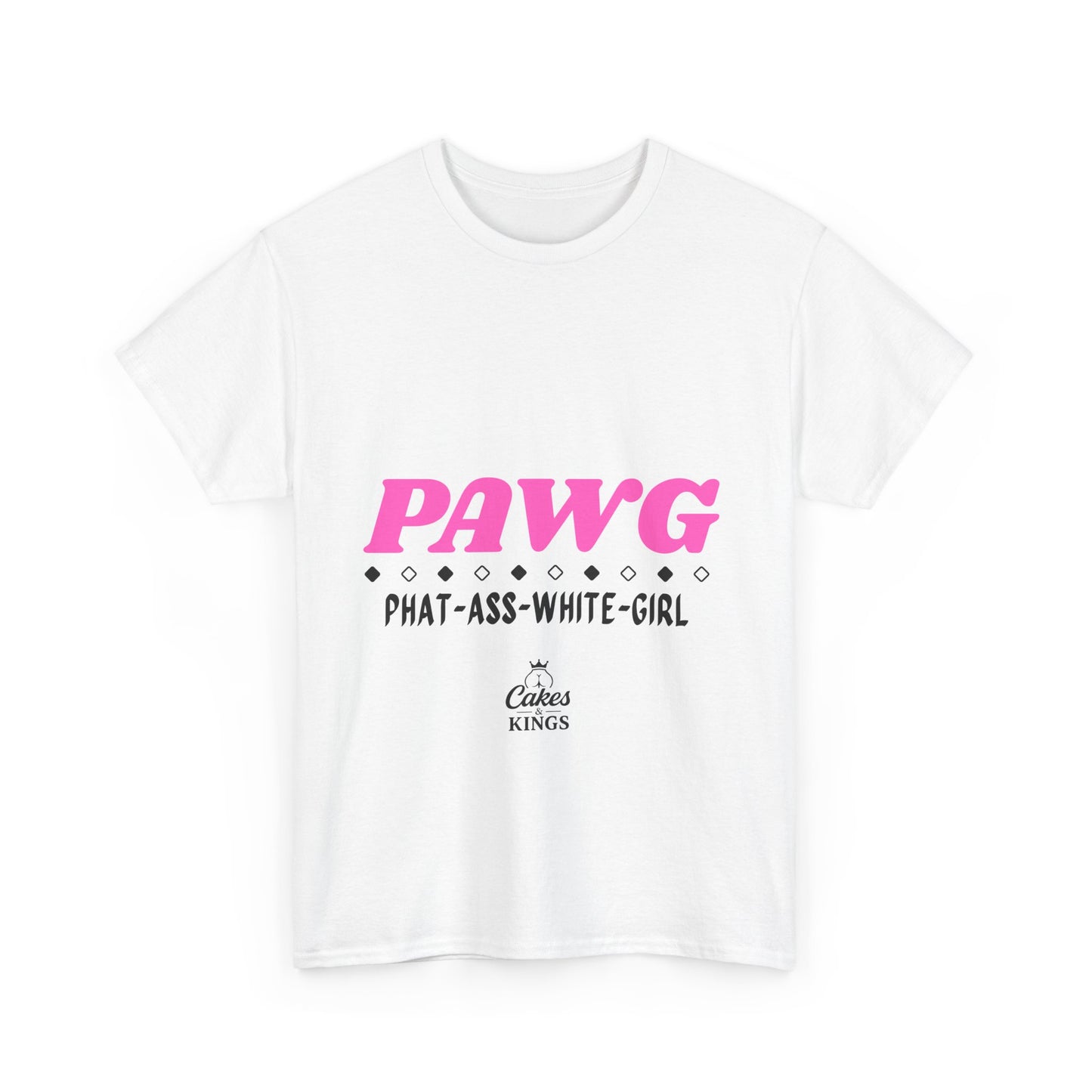 PAWG - Phat Ass White Gril, Unisex Graphic Tee: Fun & Playful PUAG Shirt for Casual Wear, Gifts, Parties, Street Style, Everyday Outfit