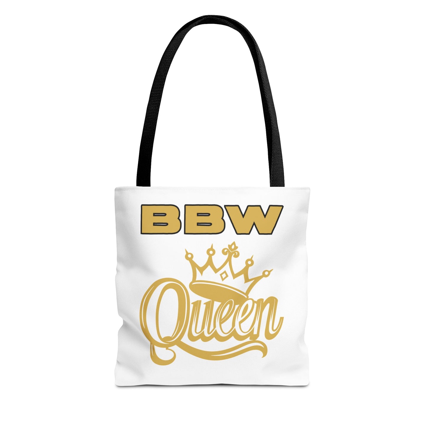 BBW Queen Tote Bag, Stylish Carryall for Plus Size Empowerment, Perfect Gift, Motivational Bag, Everyday Use, Fashion Accessory