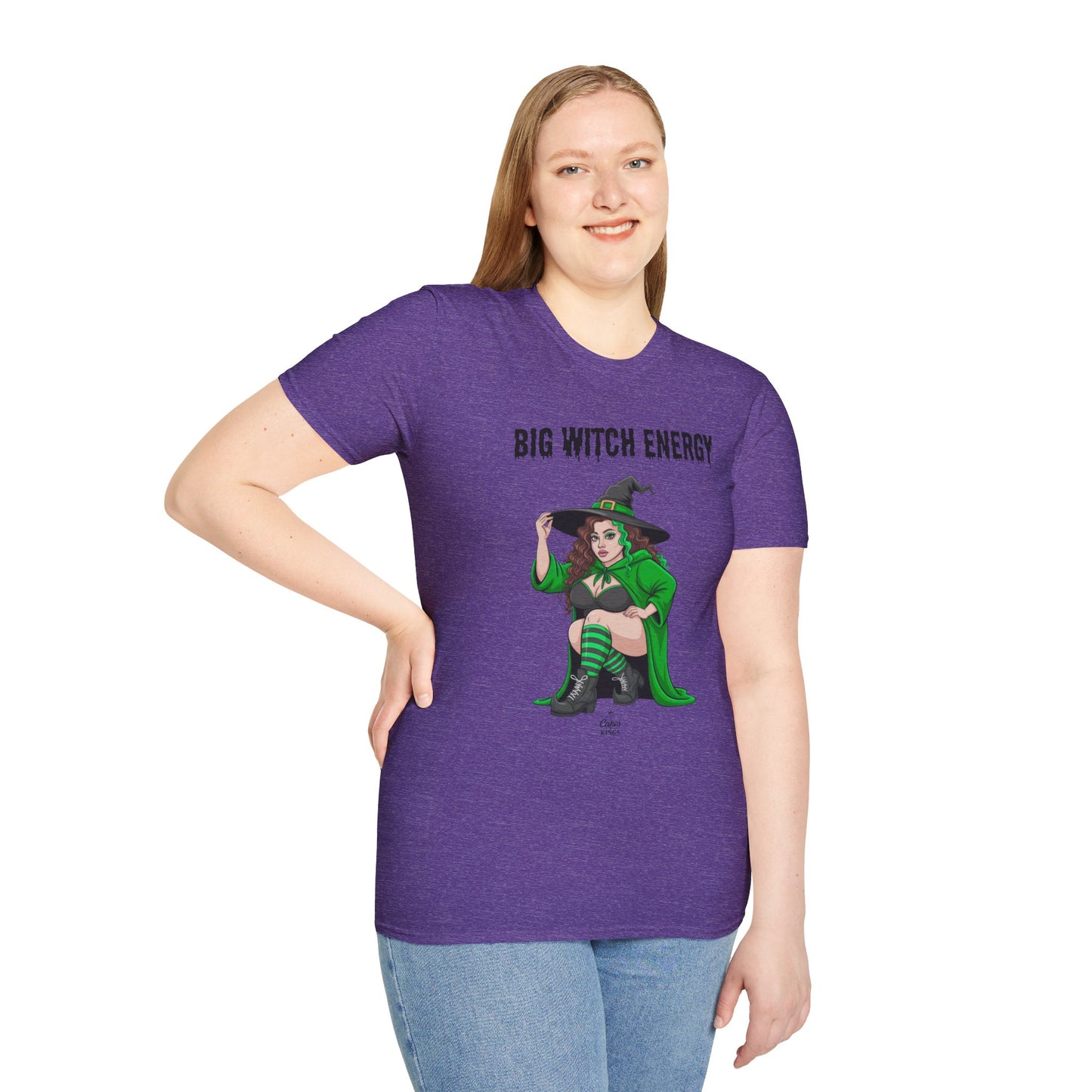 Big Witch Energy Unisex T-Shirt, Halloween Shirt, Witchy Tee, Gift for Her, Spooky Season Fun