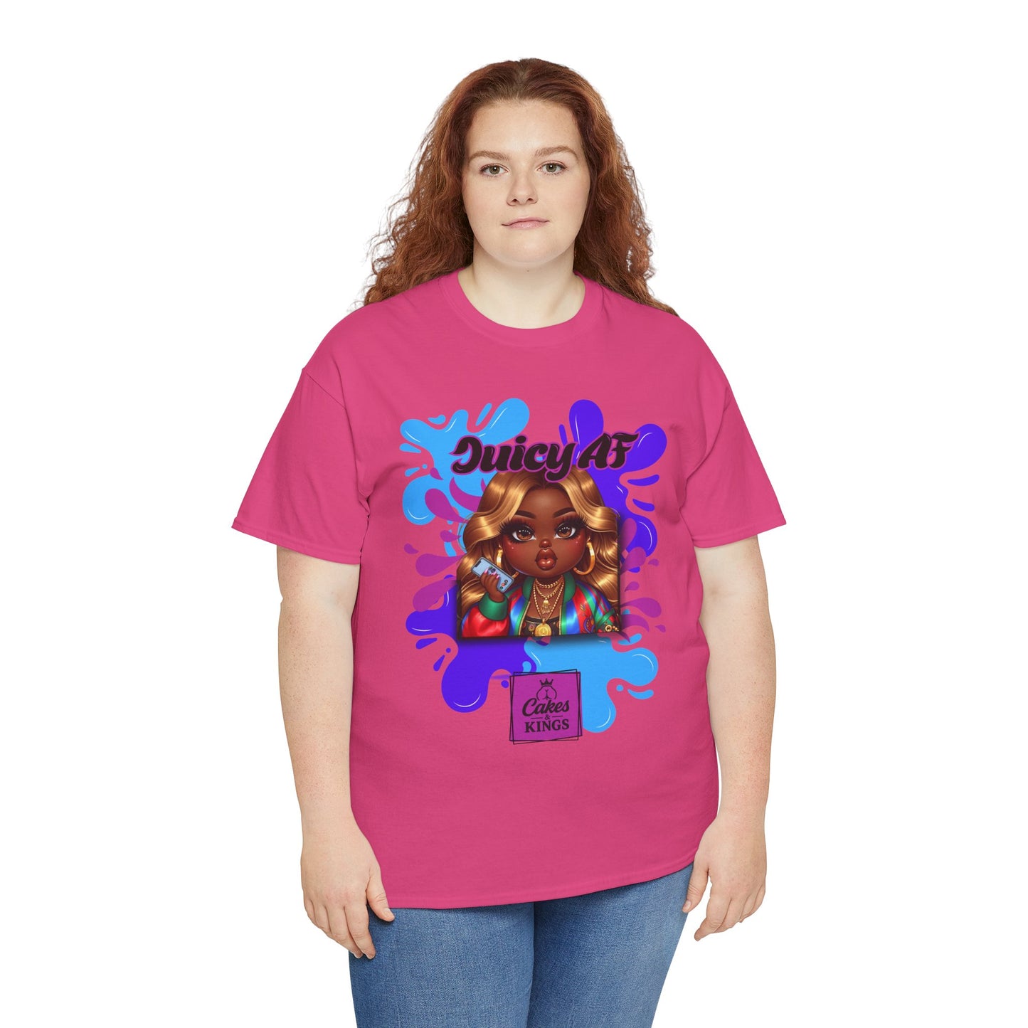 Juicy AF Graphic Tee - Bold Fashion Statement, Unisex T-Shirt, Trendy Casual Wear, Gift for Friends, Summer Style