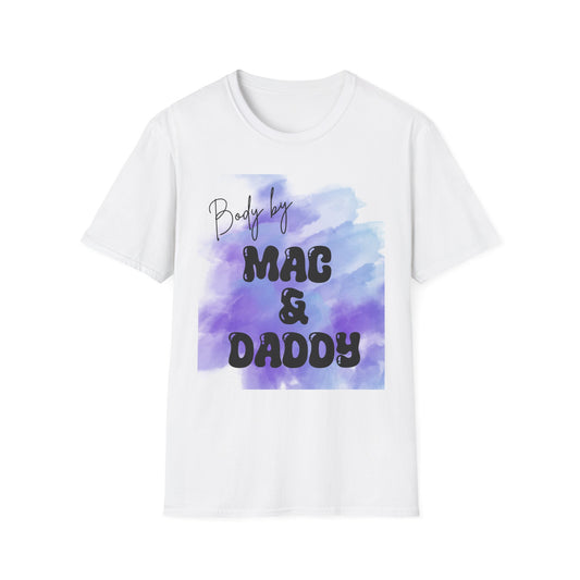 Body by Mac & Daddy Unisex Softstyle T-Shirt,  BBW, Curvy Girl shirt Trendy Graphic Tee
