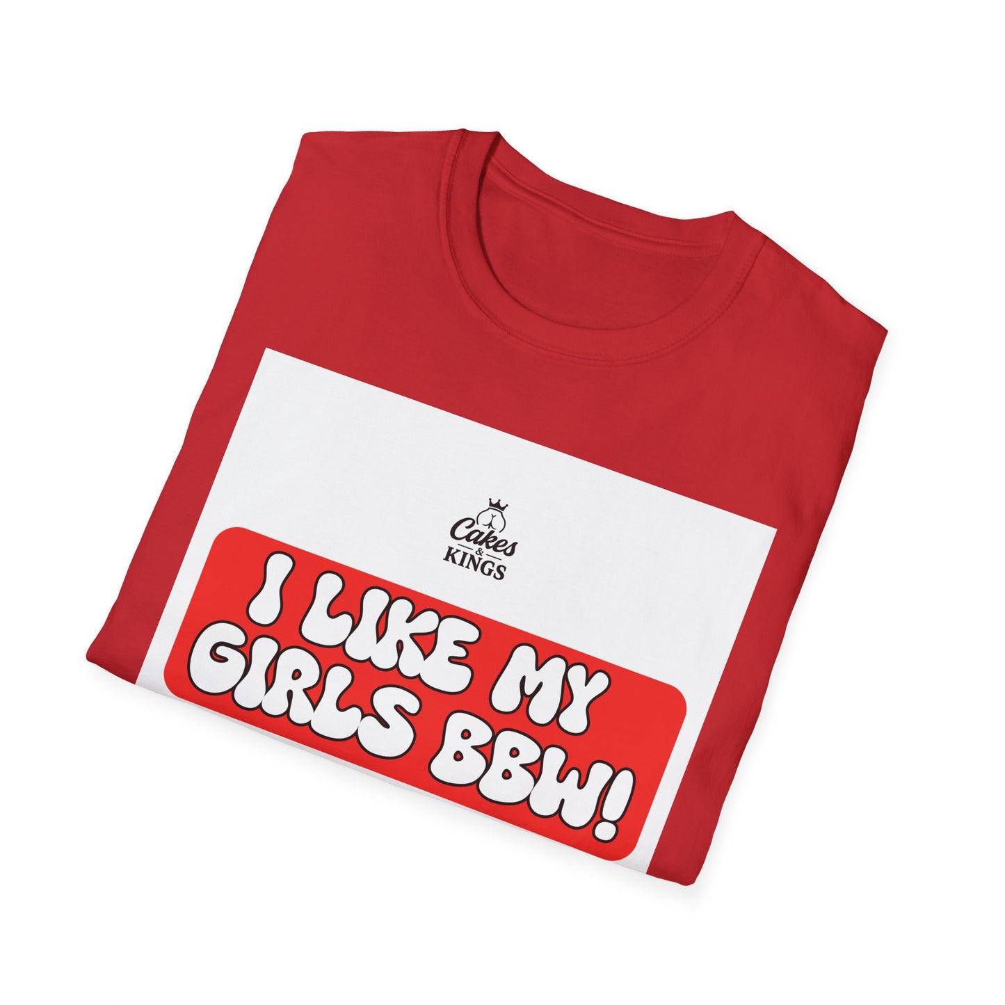 Fun and Playful Unisex Softstyle T-Shirt - 'I Like My Girls BBW' | Casual Wear, Gift for Friends, Humor Tee, Pride Celebration, [...]