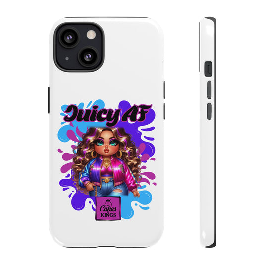 Juicy AF Phone Case, Trendy Phone Cover, Stylish Smartphone Accessory, Unique Gift for Her, Fun Pop Art Case