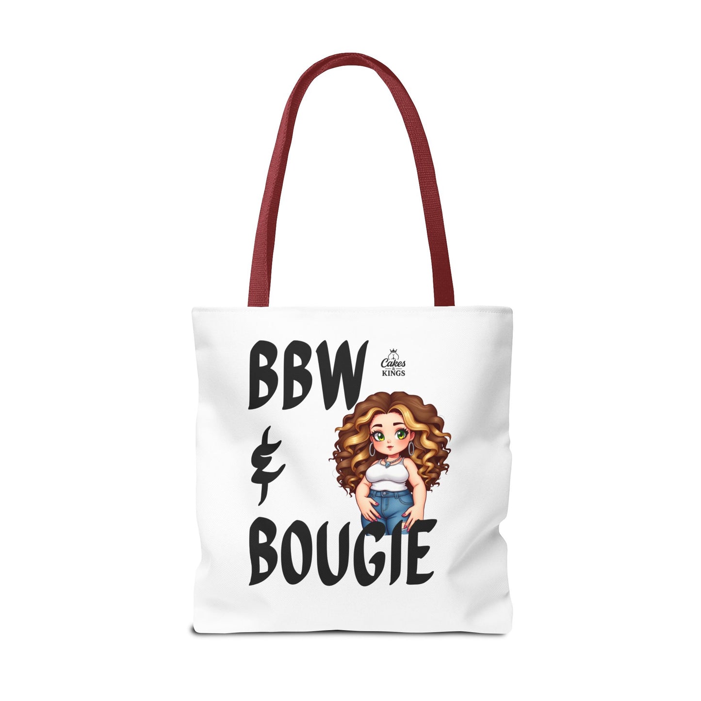 Chic BBW & Bougie Tote Bag for Everyday Use, Stylish Shopping, Gift for Her, Fashion Accessory, Cute Graphic Bag
