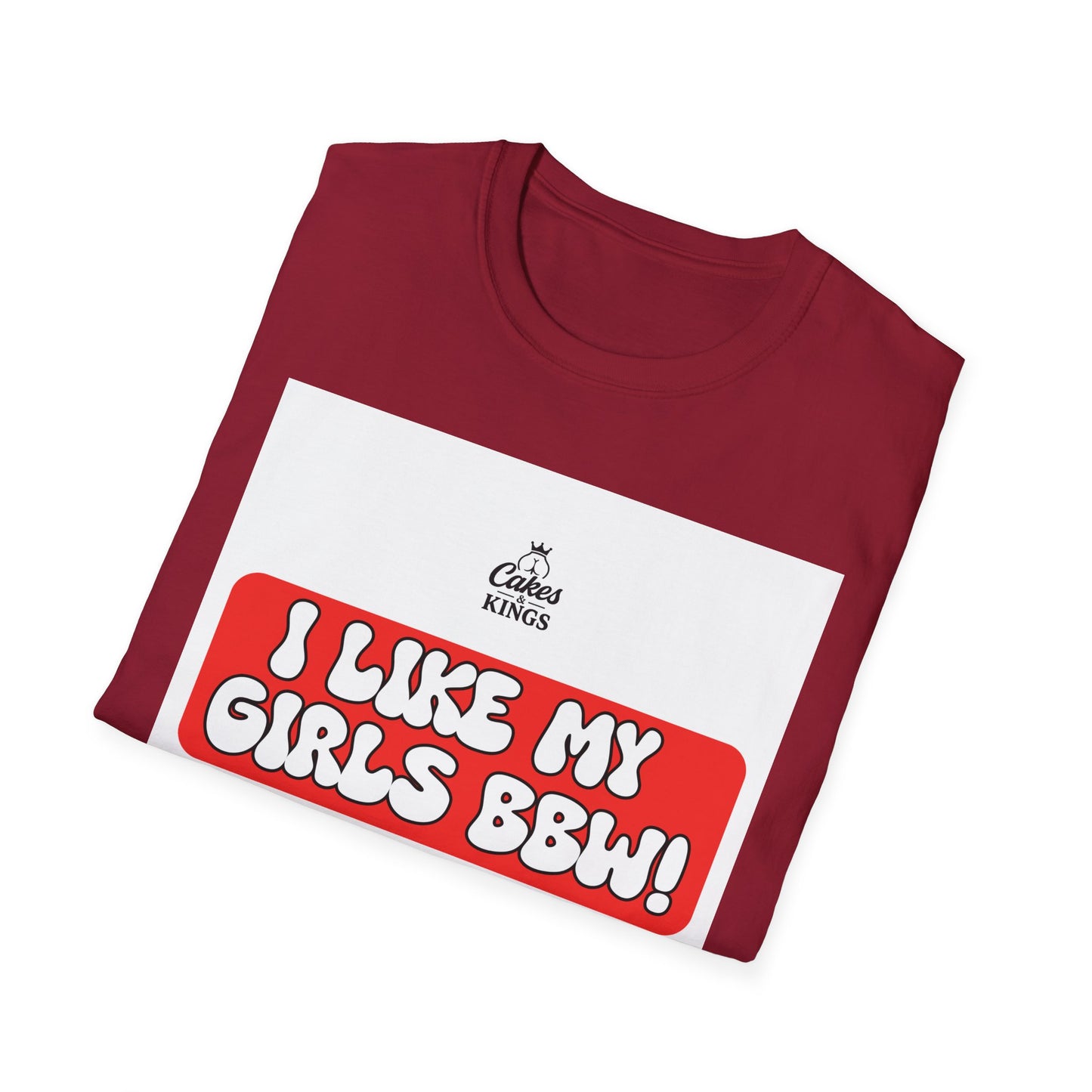 Fun and Playful Unisex Softstyle T-Shirt - 'I Like My Girls BBW' | Casual Wear, Gift for Friends, Humor Tee, Pride Celebration, [...]