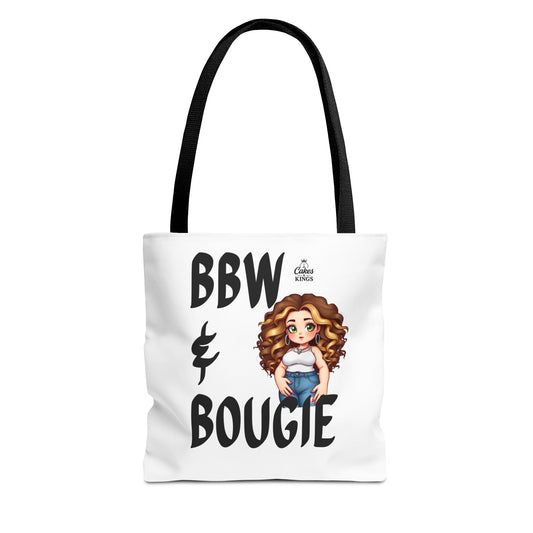 Chic BBW & Bougie Tote Bag for Everyday Use, Stylish Shopping, Gift for Her, Fashion Accessory, Cute Graphic Bag