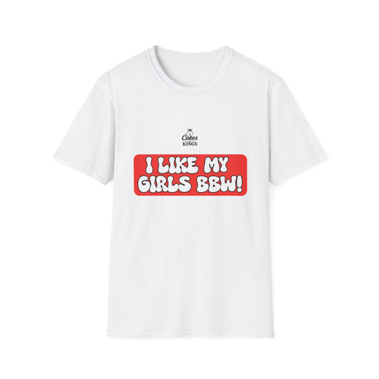 Fun and Playful Unisex Softstyle T-Shirt - 'I Like My Girls BBW' | Casual Wear, Gift for Friends, Humor Tee, Pride Celebration, [...]