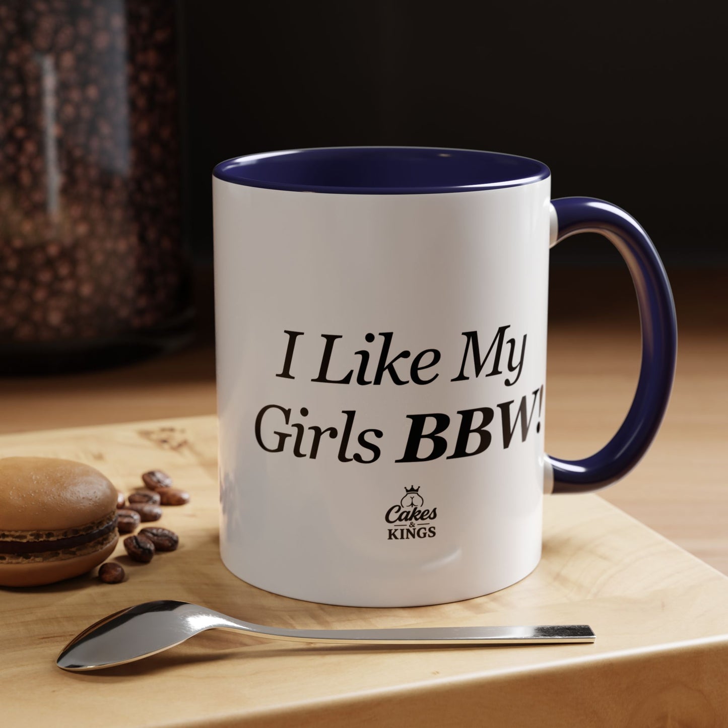 Funny Accent Coffee Mug - Perfect Gift for BBW Lovers, Funny Mugs for Friends, Coffee Cups for Home or Office