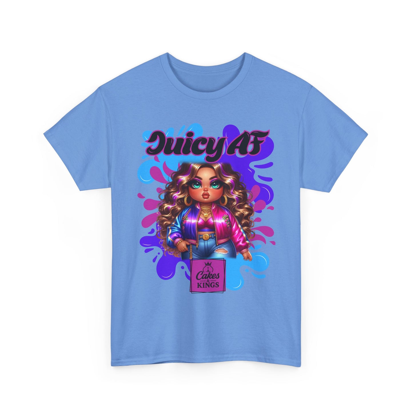 Juicy AF Graphic Tee, Fun Unisex T-Shirt for Everyday Wear, Gifts for Friends, Birthday Celebration, Fashion Statement, Streetwear Style