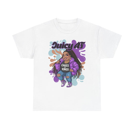 Juicy AS Heavy Cotton Tee, Funny Graphic Tee, plus-size shirt, casual wear, unique gift, trendy apparel