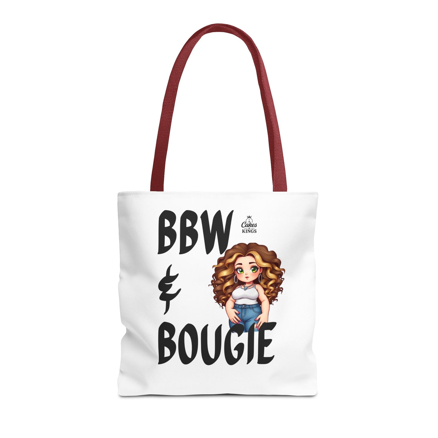 Chic BBW & Bougie Tote Bag for Everyday Use, Stylish Shopping, Gift for Her, Fashion Accessory, Cute Graphic Bag