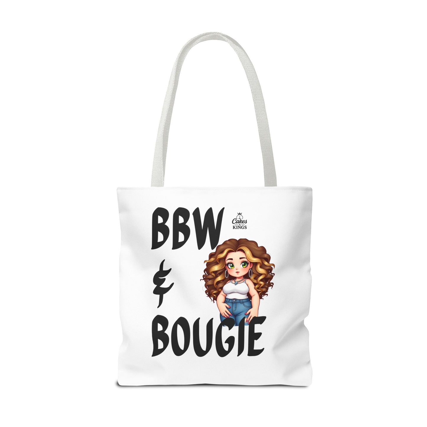 Chic BBW & Bougie Tote Bag for Everyday Use, Stylish Shopping, Gift for Her, Fashion Accessory, Cute Graphic Bag