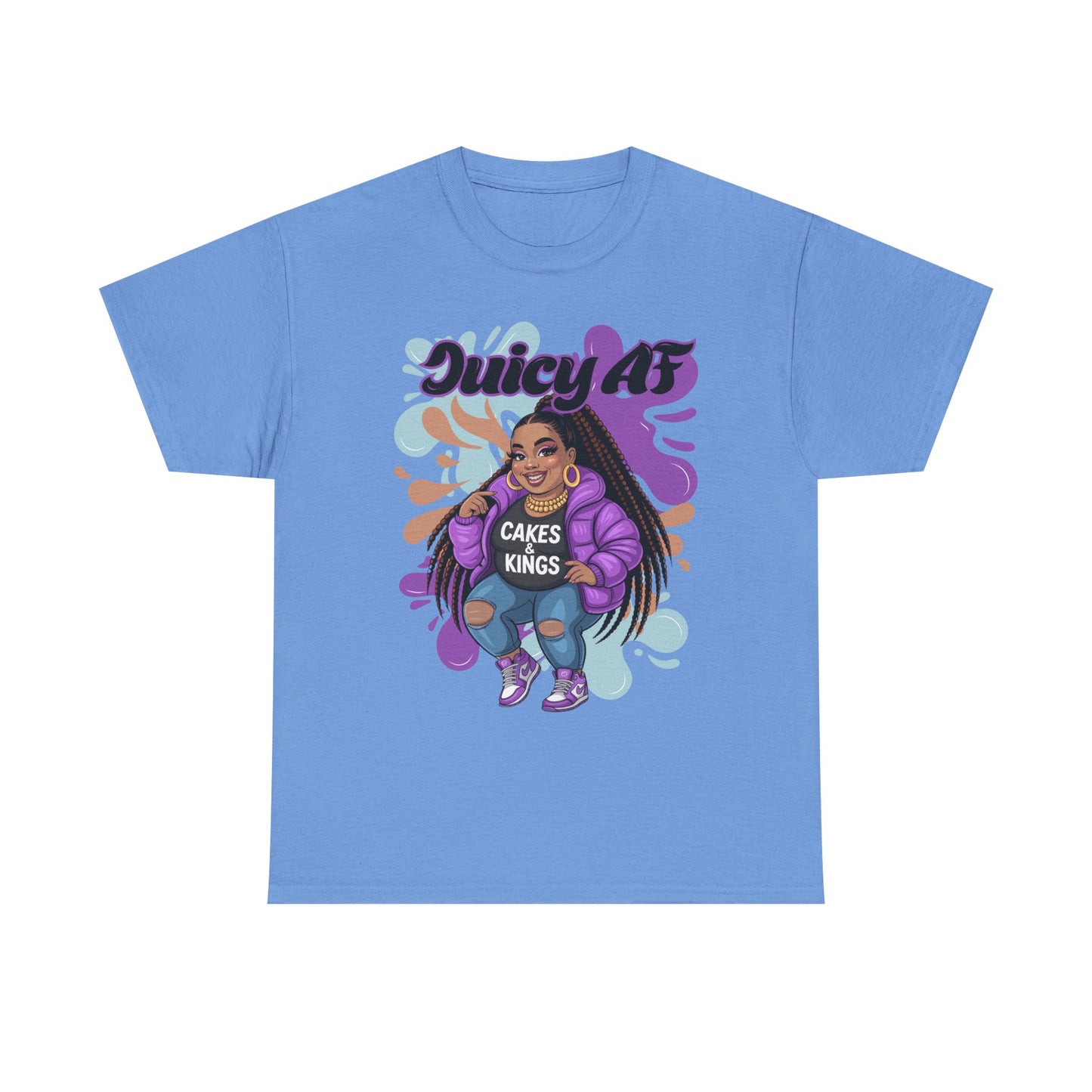 Juicy AS Heavy Cotton Tee, Funny Graphic Tee, plus-size shirt, casual wear, unique gift, trendy apparel