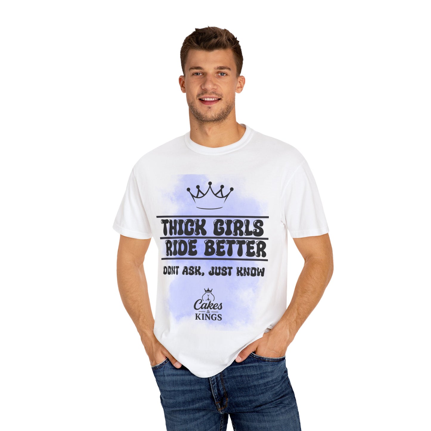 Thick Girls Ride Better Tee | Unisex Garment-Dyed T-shirt for Confident Women, Summer Casual Wear, Fun Gift Idea, Birthday [...]