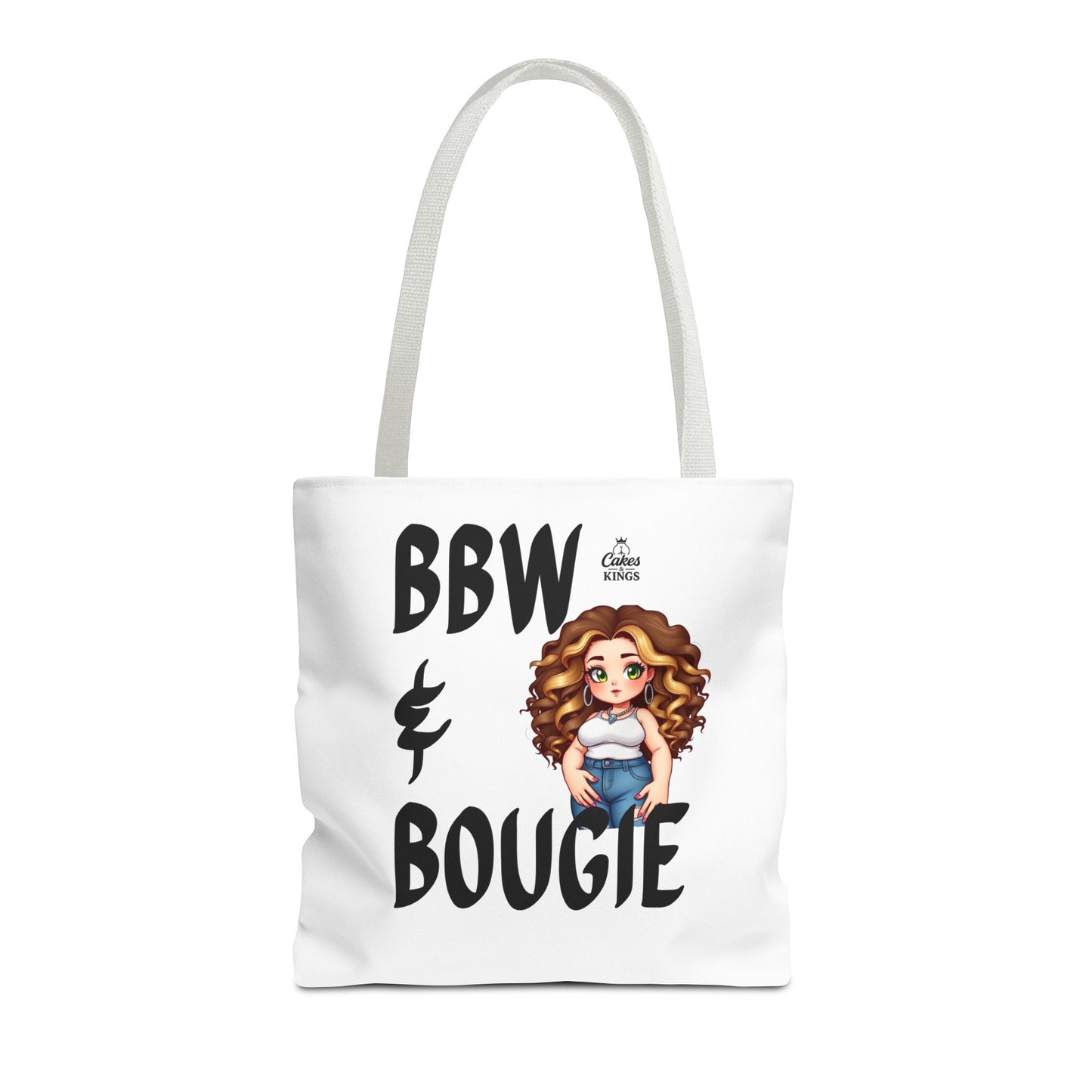 Chic BBW & Bougie Tote Bag for Everyday Use, Stylish Shopping, Gift for Her, Fashion Accessory, Cute Graphic Bag