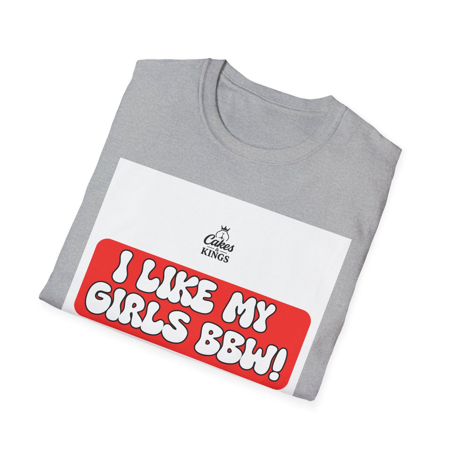 Fun and Playful Unisex Softstyle T-Shirt - 'I Like My Girls BBW' | Casual Wear, Gift for Friends, Humor Tee, Pride Celebration, [...]