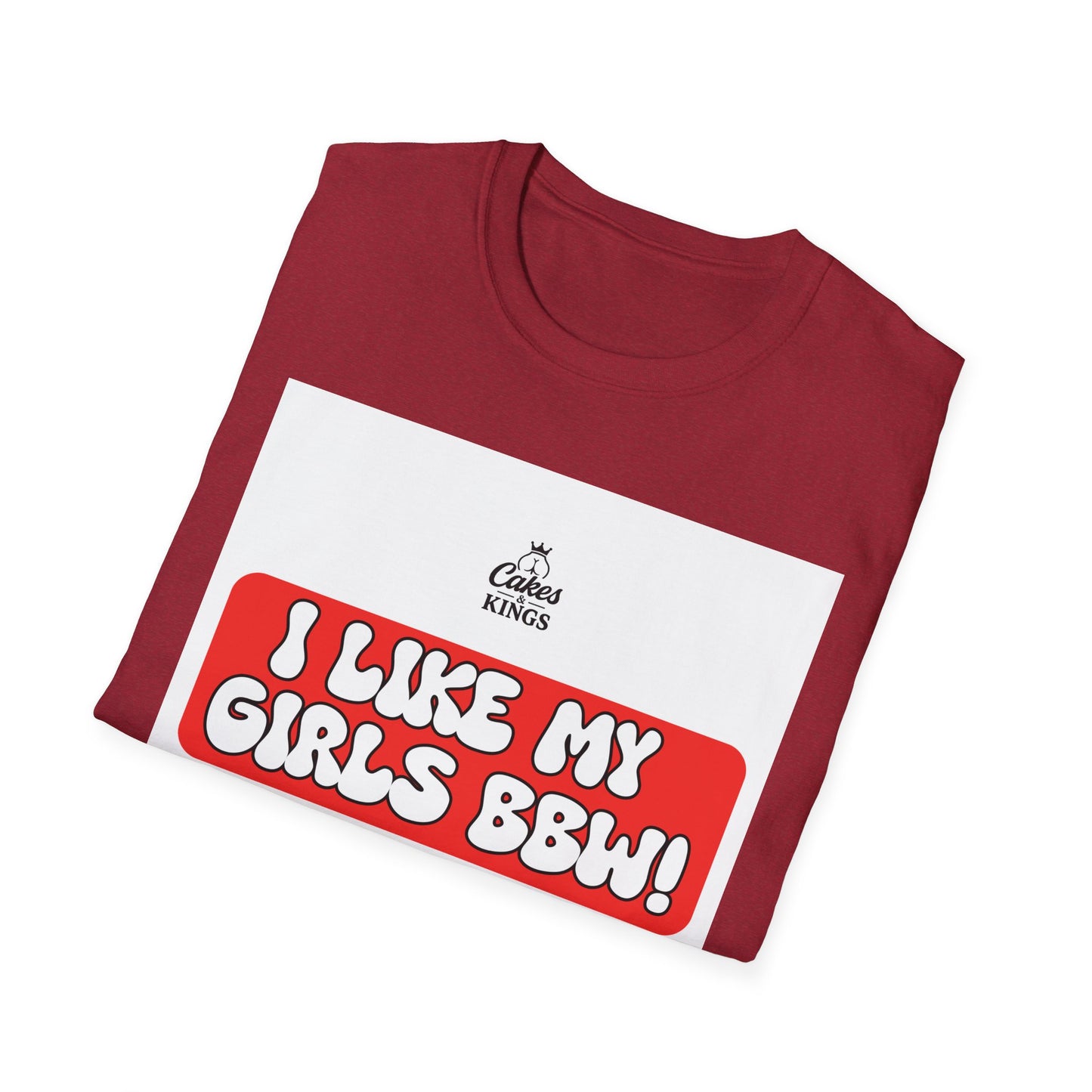 Fun and Playful Unisex Softstyle T-Shirt - 'I Like My Girls BBW' | Casual Wear, Gift for Friends, Humor Tee, Pride Celebration, [...]