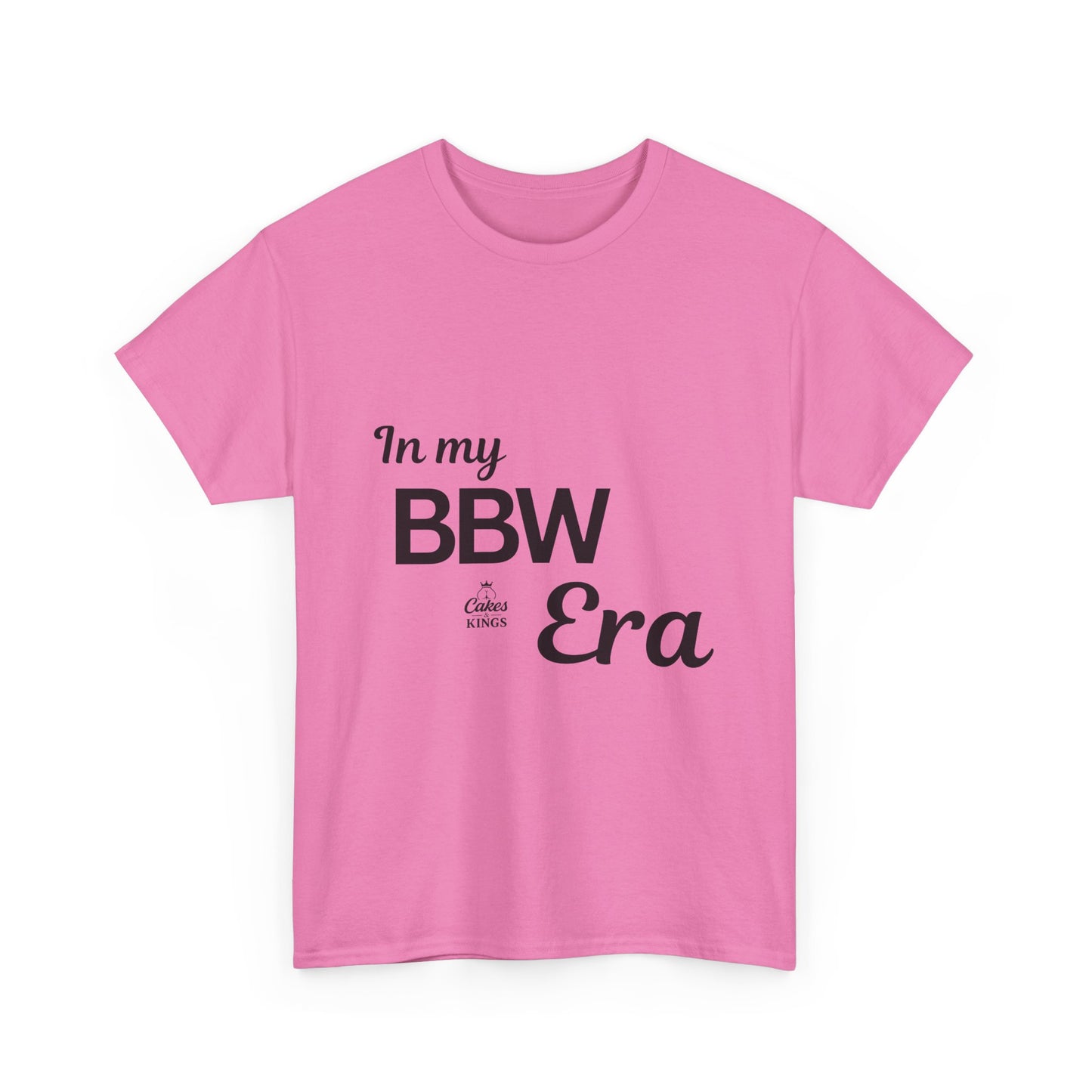Unisex Cotton Tee - 'In my BBW Era' Shirt, Casual Fashion, Plus Size Apparel, Gift for Body Positivity, Trendy Outfit
