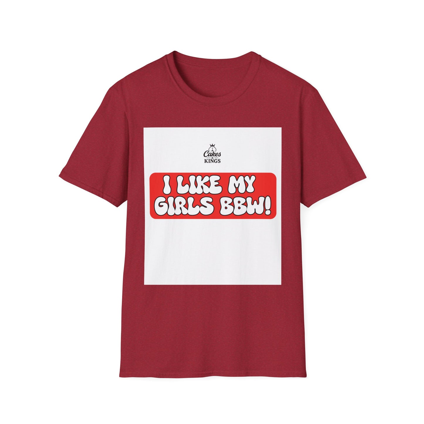 Fun and Playful Unisex Softstyle T-Shirt - 'I Like My Girls BBW' | Casual Wear, Gift for Friends, Humor Tee, Pride Celebration, [...]