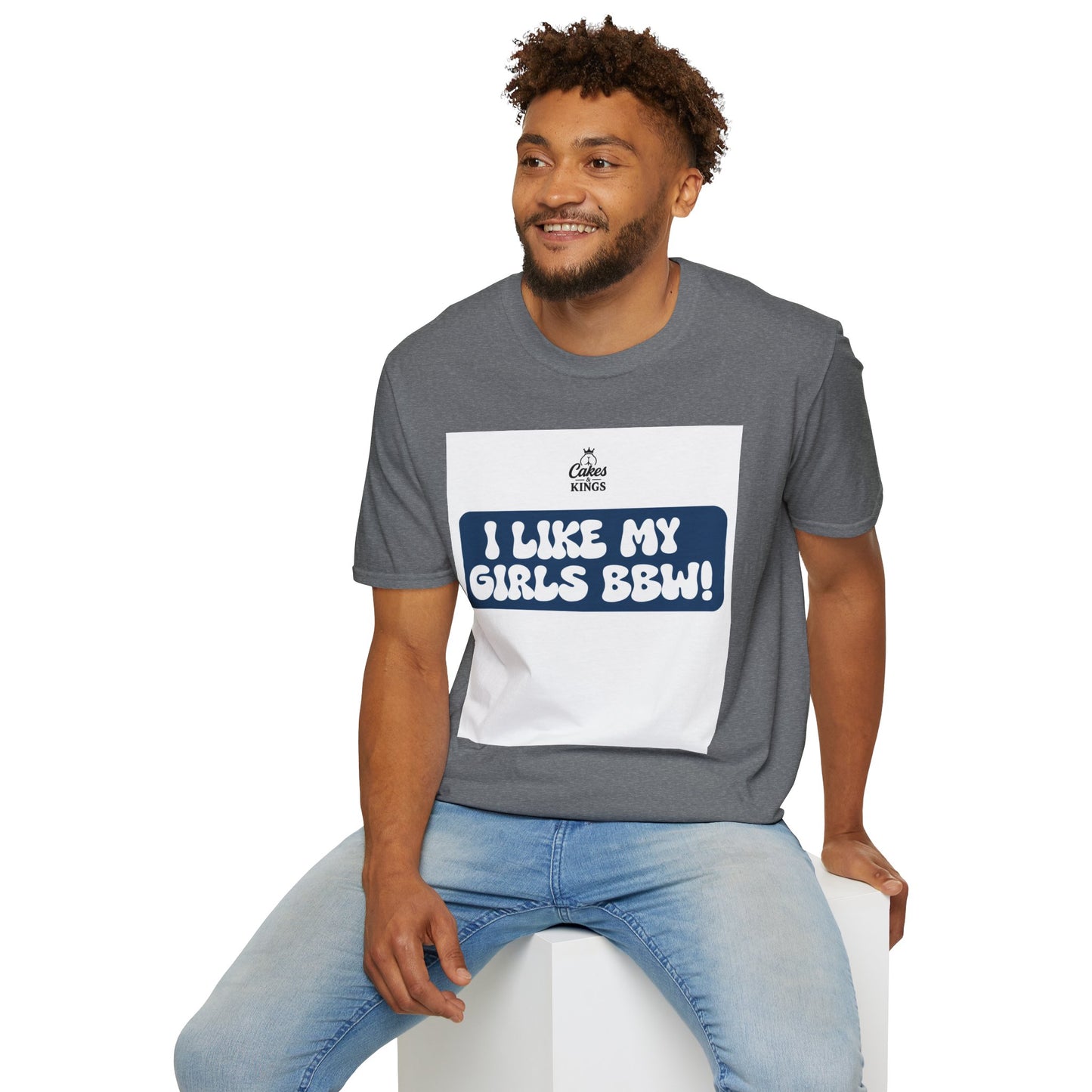 Funny BBW Love T-Shirt, Comfortable Casual Tee, Gift for Her, Plus Size Humor Top, Everyday Wear, Birthday Gift, Unisex Style