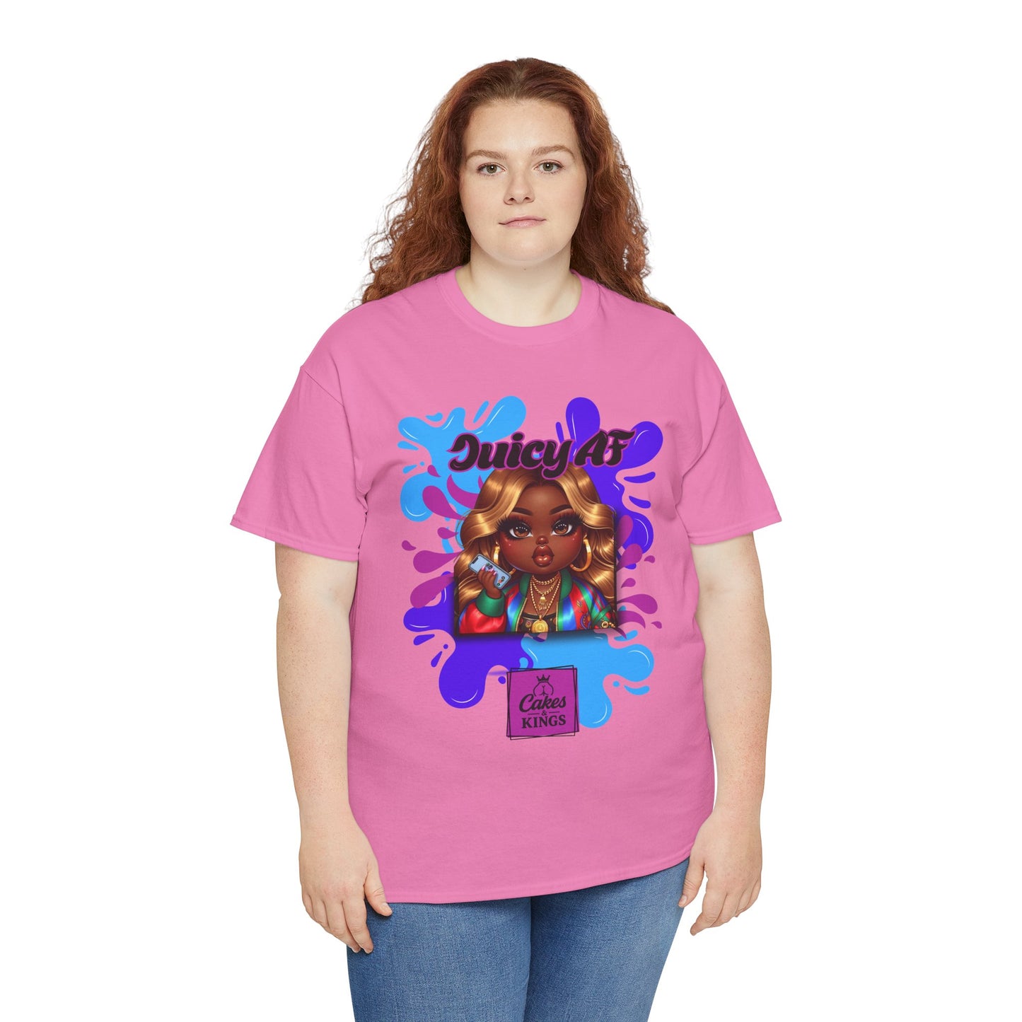 Juicy AF Graphic Tee - Bold Fashion Statement, Unisex T-Shirt, Trendy Casual Wear, Gift for Friends, Summer Style