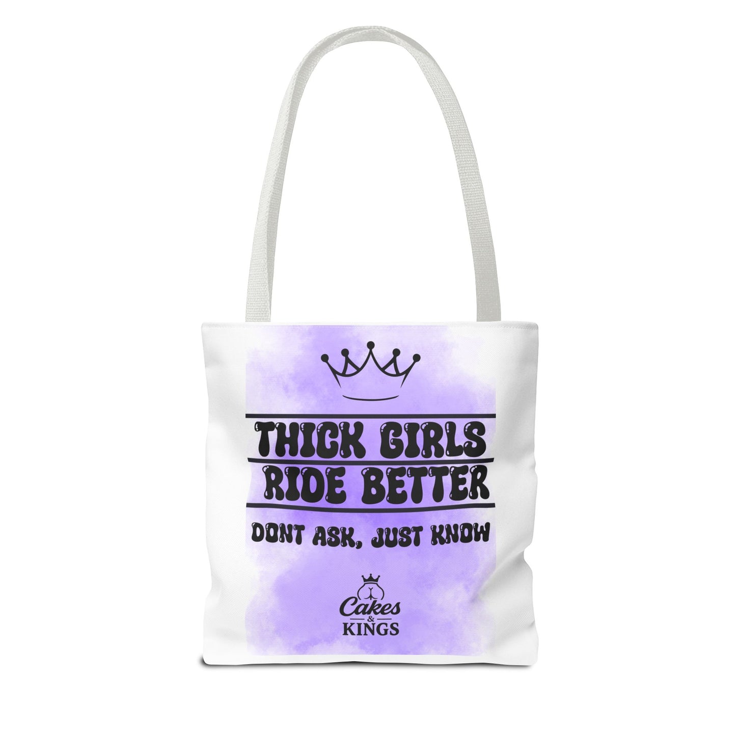 Thick Girls Tote Bag - Stylish Carryall for Empowerment, Self-Love, Shopping, Gifts, and Everyday Use