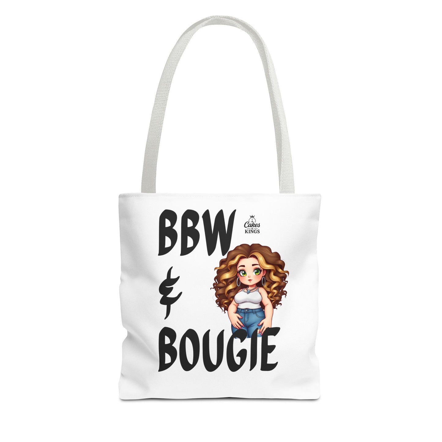Chic BBW & Bougie Tote Bag for Everyday Use, Stylish Shopping, Gift for Her, Fashion Accessory, Cute Graphic Bag